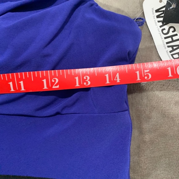 Onyx Nite color block strapless dress size 4 - Picture 4 of 7